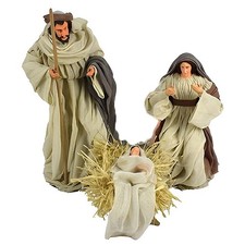 Natività 3 Pz in Tessuto