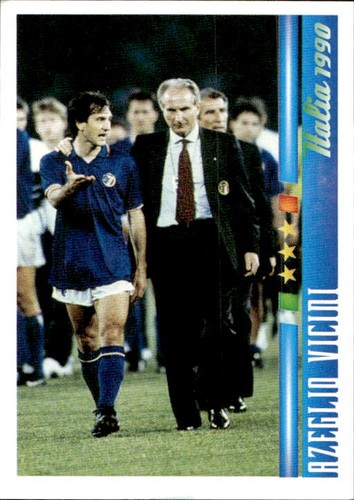 Figurina azzurro mondiale - figurina,