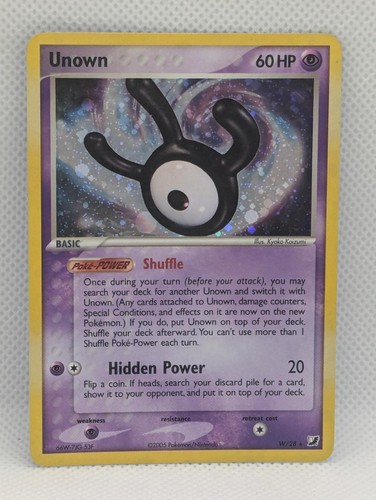 Unown 115 forze invisibili - w/115, r