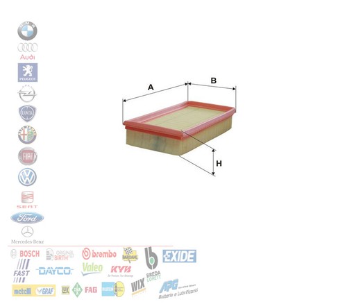 Filtro aria opel agila - filtro,