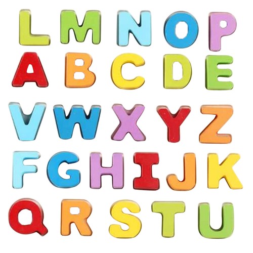 Alfabeto legno per bambini - legno,