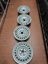 4 Cerchi In Ferro Acciaio Originali Renault Kangoo Mercedes Benz Citan 15Pollici