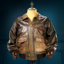 Giacca pelle da volo bomber