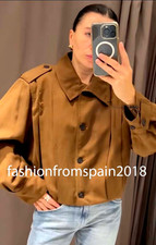 ZARA NEW WOMAN PLEATED JACKET