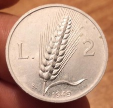 Moneta lire 1949 spiga - moneta,