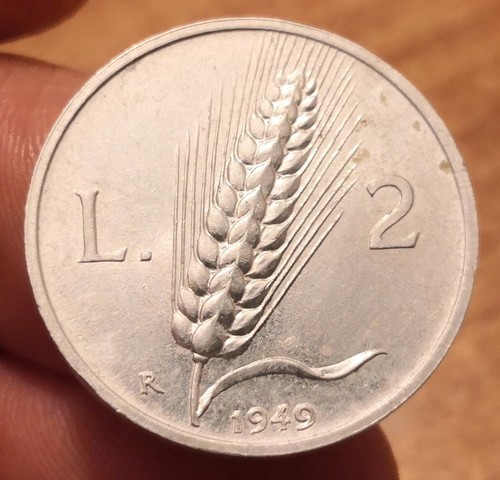 Moneta lire 1949 - 1949, spiga