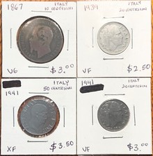 Italy Coin Lot:1867- 10
