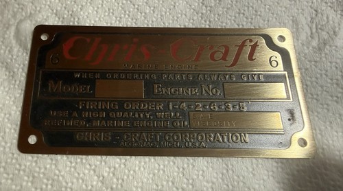 Chris craft piastra - piastra, scafo