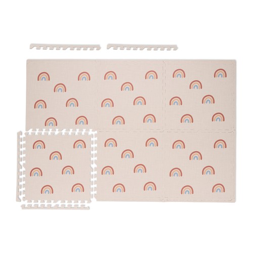 Tappeto puzzle tema arcobaleno - tappeto,