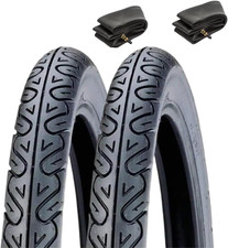 2 COPERTONI RUOTE PNEUMATICI GOMME 2 1/2-16 RUOTE MOTO PIAGGIO CIAO SI BRAVO LEG