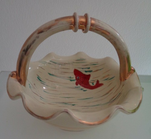Cestino ceramica grazia deruta - cestino,