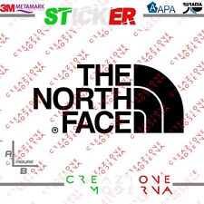 ADESIVO STICKER LOGO THE NORTH FACE MISURE PERSONALIZZATE