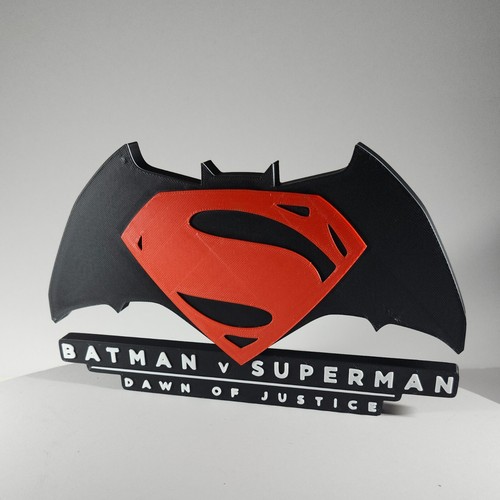 Batman superman stampato - vs,