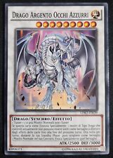 DRAGO ARGENTO OCCHI AZZURRI  in Italiano LDK2-ITK39 Comune  YUGIOH