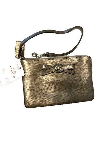 Coach wristlet gunmetal - coach,