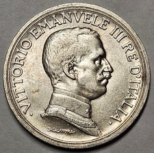 Italy, 2 Lire, 1914R, Almost