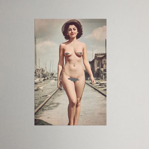 Foto nudo donna - donna,, vintage