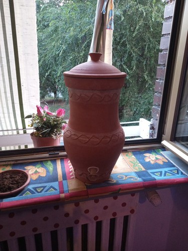 Damigiana terracotta con - ,