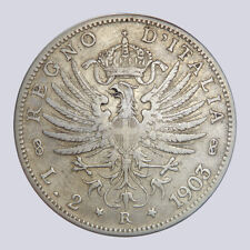 REGNO D' ITALIA  Vittorio Emanuele III - 2 lire 1903 Aquila Sabauda