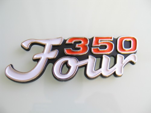 Honda four 350 emblema - honda, cb