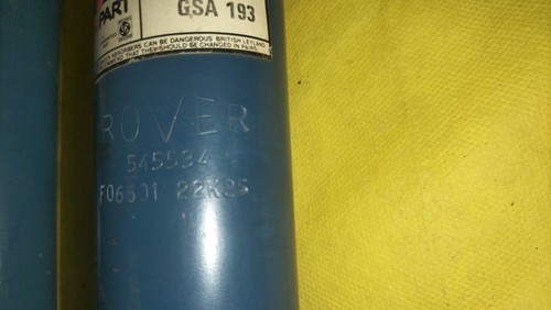 Coppia ammortizzatori rover - coppia,