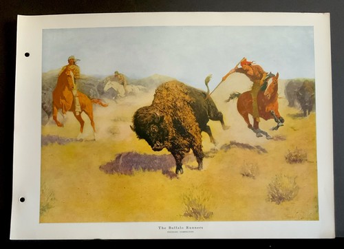 Frederic remington buffalo - frederic, "buffalo