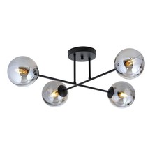 Plafoniere moderne nero grigio