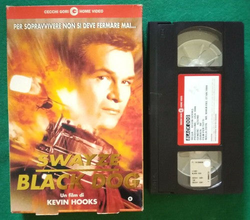 Vhs black dog film - dog, azione