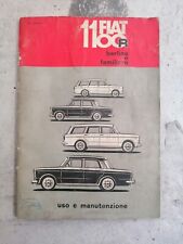 fiat 1100 r berlina familiare libretto libro manuale uso e manutenzione book