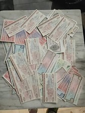 MINIASSEGNI,BUONI,ISTITUTI VARI,CIRCA 100 PEZZI,TAGLI VARI