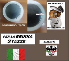 FILTRO INOX + GUARNIZIONE 2-TAZZE PER LA CAFFETTIERA BRIKKA VECCHIO MODELLO
