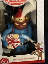 RUDOLPH LA RENNA NASO ROSSO YUKON CORNELIUS 60° ANNIVERSARIO ORNAMENTO NUOVO