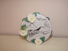 Tamburello Decorato E Dipinto A Mano