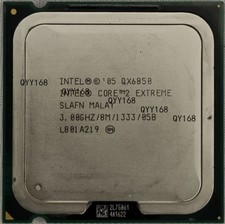 Processore CPU Intel Core 2 Extreme QX6850 3 GHz 1333 MHz 8 MB LGA775