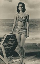 SEXY AVA GARDNER  1950s  VINTAGE POSTCARD CP