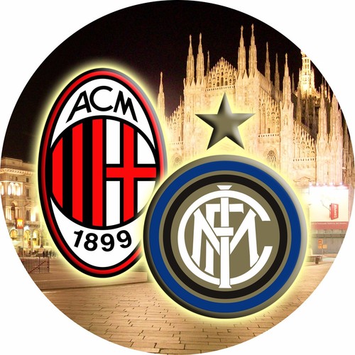 Cialda per torta derby inter - per,