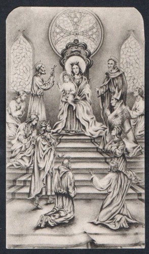 Santino antico madonna - santino, la