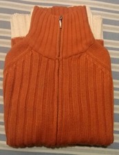 Maglione zip intera/cardigan collo alto. SORBINO tg xxl