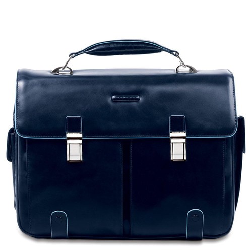 Piquadro blue square cartella - piquadro,