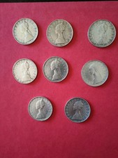 Lotto n. 8 monete in argento 500 lire Caravelle