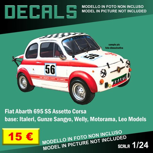 Decals repro abarth 695 - decals,