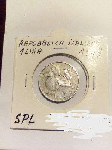 Repubblica italiana moneta 1 - italiana,