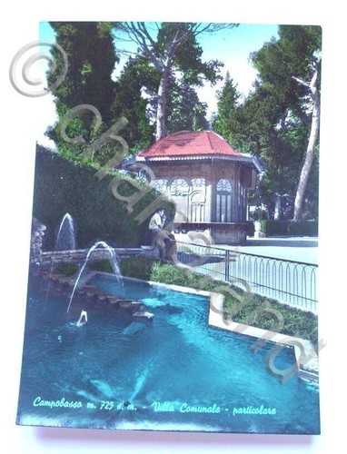Cartolina campobasso villa - cartolina,