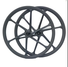 Set ruote bici strada 700c 28mm larghezza 35mm profondità 6 razze 11 velocità freno cerchio 