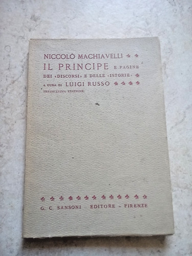 Libro niccolo macchiavelli il - macchiavelli,