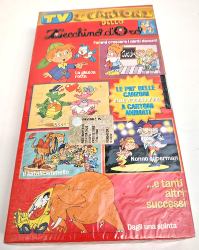 Vhs cartoni dello - i, zecchino