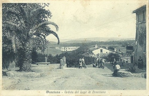 Manziana veduta del lago - del,