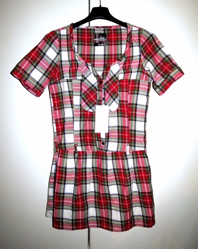 Mini abito scozzese - , bershka