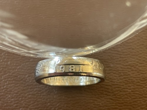 Anello moneta quarto - , di