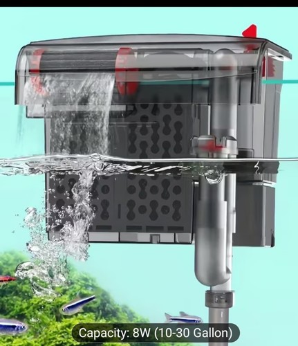 Filtro appendere acquario - da,